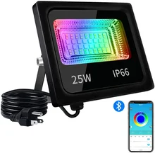 

15/25/50/100W RGBW LED Flood Light Bluetooth Smart LED Floodlights Spotlight Outdoor IP66 Waterproof Led Stage Landscape Lights