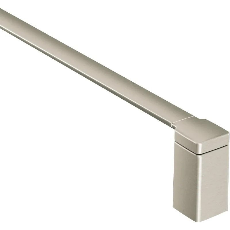 90 Degree 18-Inch -Towel Bar, Brushed Nickel ， Chrome