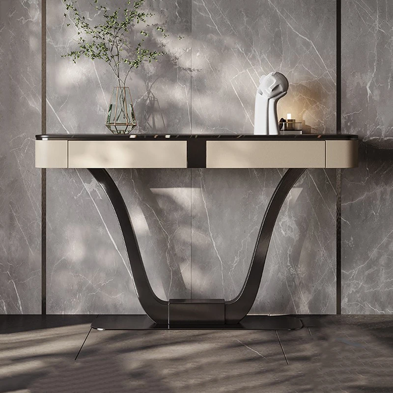 Consolle moderna e minimalista Tavolo consolle nordico di bellezza alla moda di lusso Design ingresso Woonkamer Tafel Furniture
