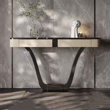 Consolle moderna e minimalista Tavolo consolle nordico di bellezza alla moda di lusso Design ingresso Woonkamer Tafel Furniture