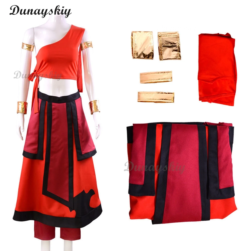 Avatar L'ultimo maestro d'aria Principe Zuko Principessa Azula Mai Costume Cosplay Anime Fire Nation Aang Korra Katara Vestiti Cosplay - immagine 4