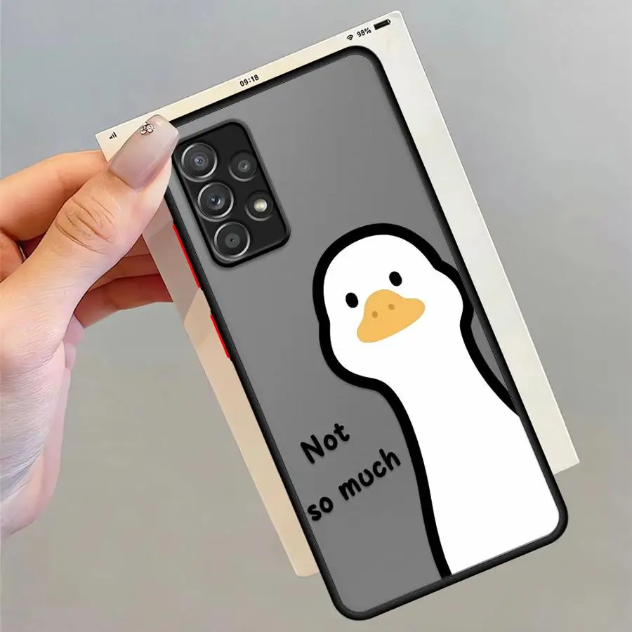 Cartoon Doubt Duck Soft Cover Phone Case