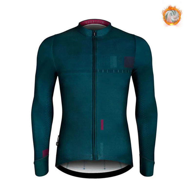 thumbnail image 1 of Nueva chaqueta térmica de lana de invierno 2022 de España, maillot de ciclismo de manga larga, ropa de ciclismo para hombre, ropa de bicicleta, maillot, 1 of 5