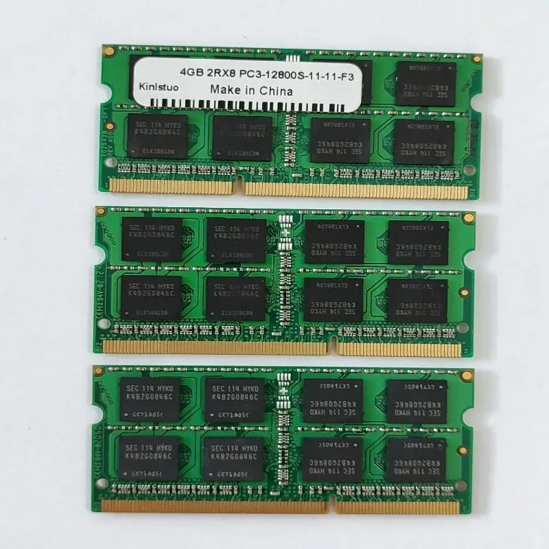Description Picture 6 of itemKinlstuo RAMS DDR3 4GB 1600MHz Laptop memory ddr3 4gb 2RX8 PC3-12800S-11-11-F3 Notebook memoria SODIMM 1.5V 204PIN