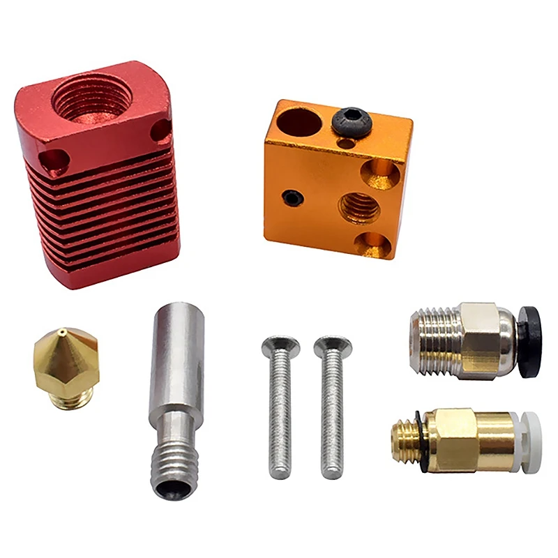 

3D полностью металлический J-Head CR10 Hotend Extruder Kit Hot End Kit для фотографий CR10 10S Bowden Extruder 40W 3D Printer Parts