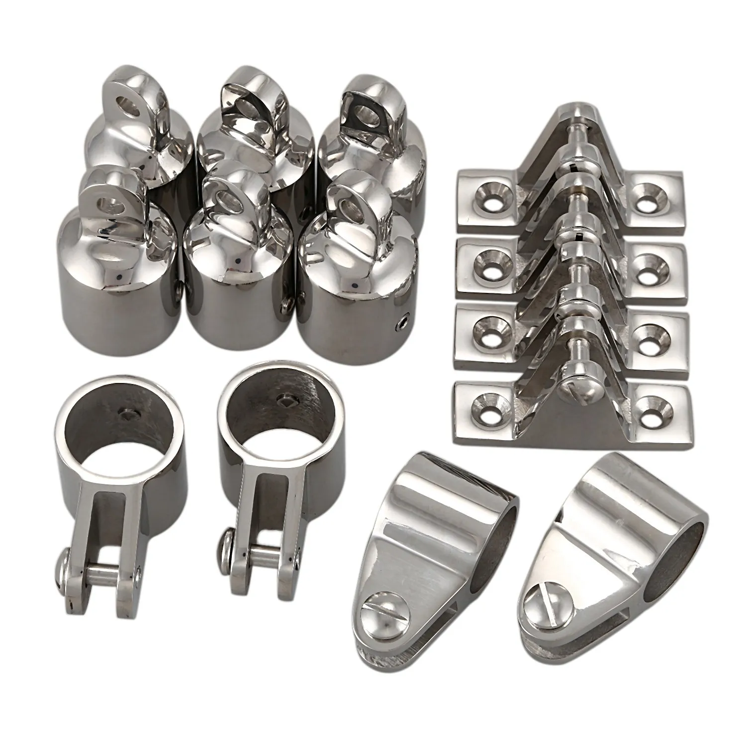 

Boat Accessories Marine 316 Stainless Steel 3-Bow Bimini Top Boat Stainless Steel Fittings Marine Hardware Set Yacht Accessories