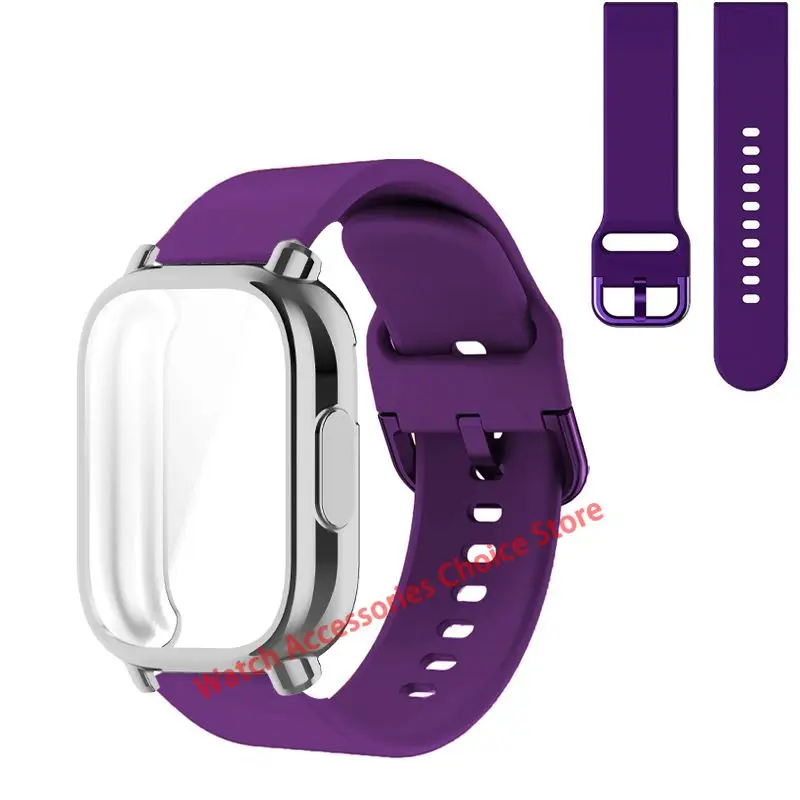 Protective TPU Shell with Breathable Silicone Strap
