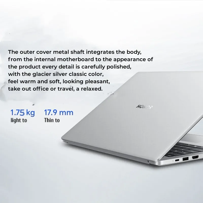 New HONOR Laptop MagicBook X16 Plus 16"Inch 2.5K 120Hz AMD Ryzen R7 8845HS 16/32GB 512GB/1TB Computer PC Notebook Ultrabook 3