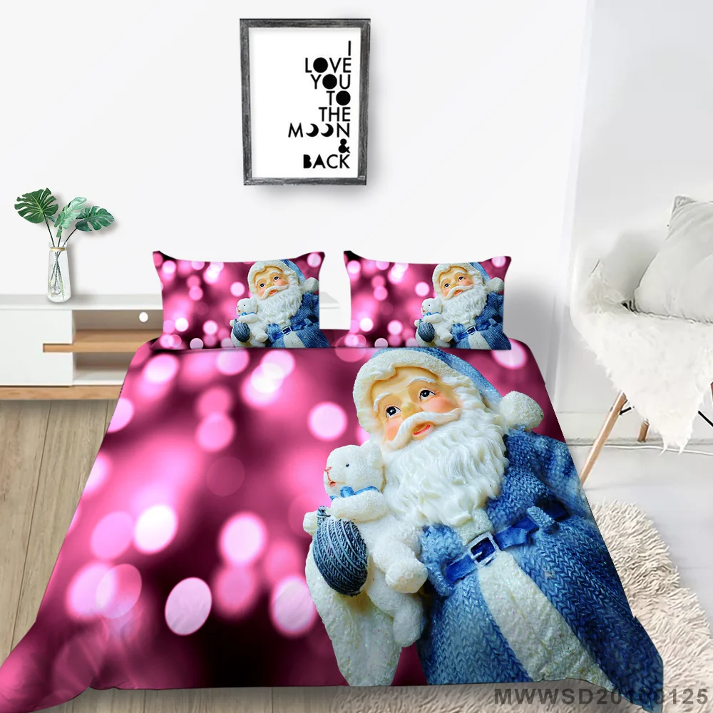 

Unique Design Duvet Covers Christmas Bedding Cover Suit Man Woman Bedroom Decor Home Textiles King Size Bed Sets