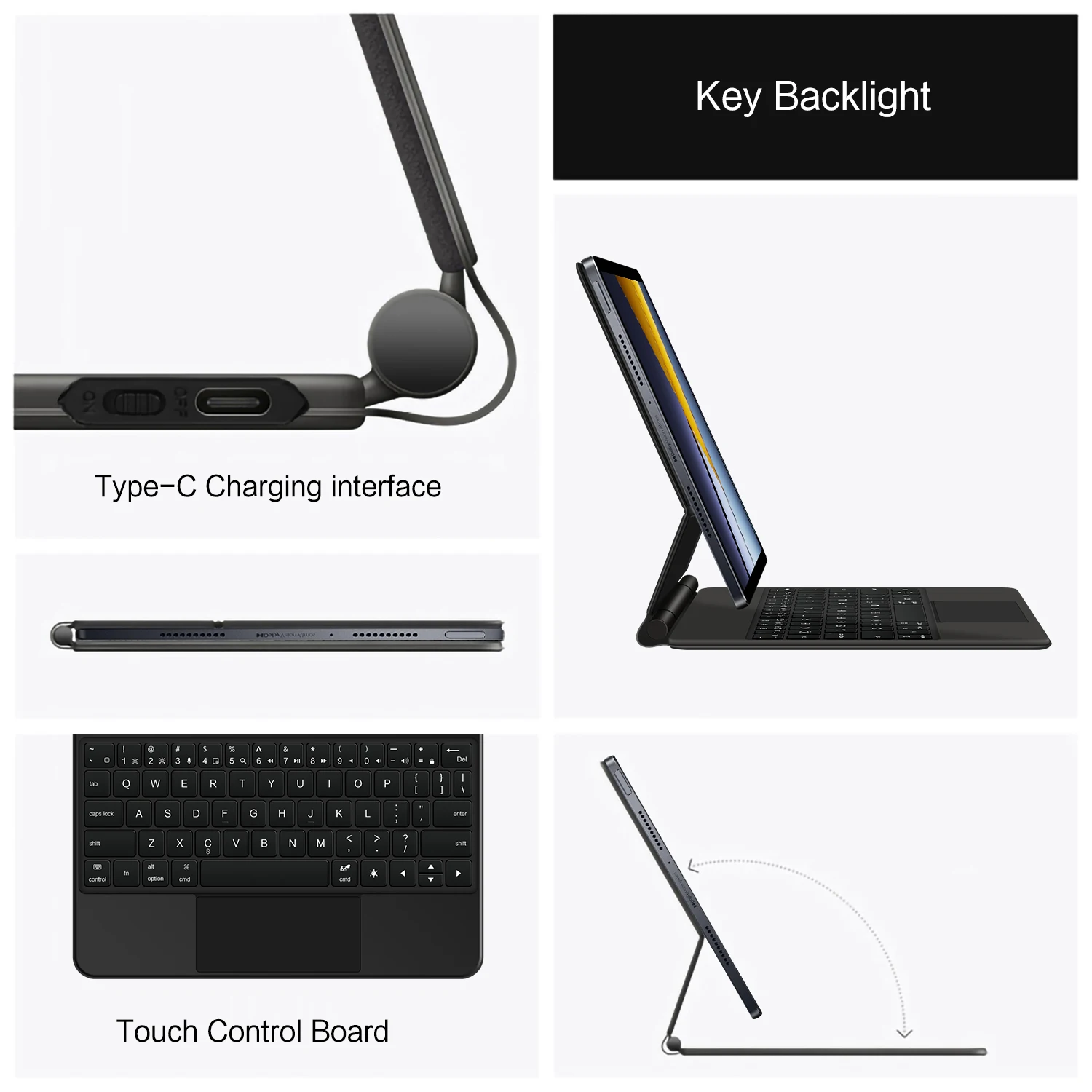 Universal Smart Magnetic Keyboard Case