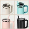 40oz Lid for Stanley Flip Straw Leak Proof Tumbler Lid Replacement for Stanley Cup Accessories Straw Cover 5