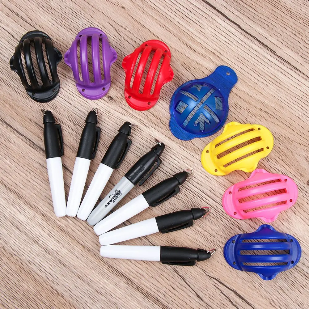 Outdoor Sport Tool Putting Positionering Aids Template Alignment Liner Marker Pen Golfbal Pen Marks Tool Liner Clip