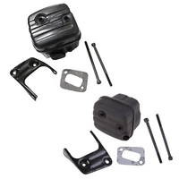 Exhaust Muffler Chainsaw Muffler Assembly for Hus-qvarna 346XP 350 2