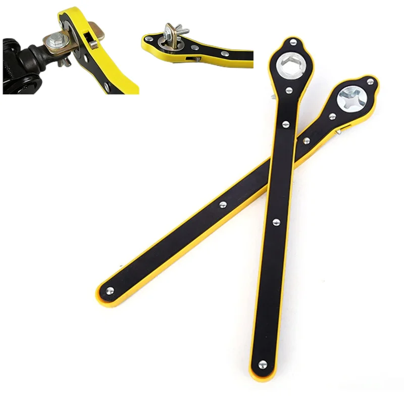 Automotive ratchet wrench long handle jack automotive key tire suspension ear wrench maintenance tool