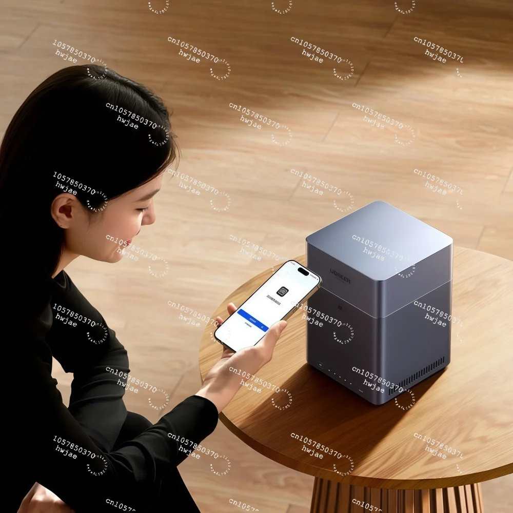 UGREEN DH4300 Plus Mini Home NAS AI Rockchip Octa Core A55-A76 8GB LPDDR4X 4 Bay SATA HDD SSD NFC RJ45 2.5GbE Networking Storage