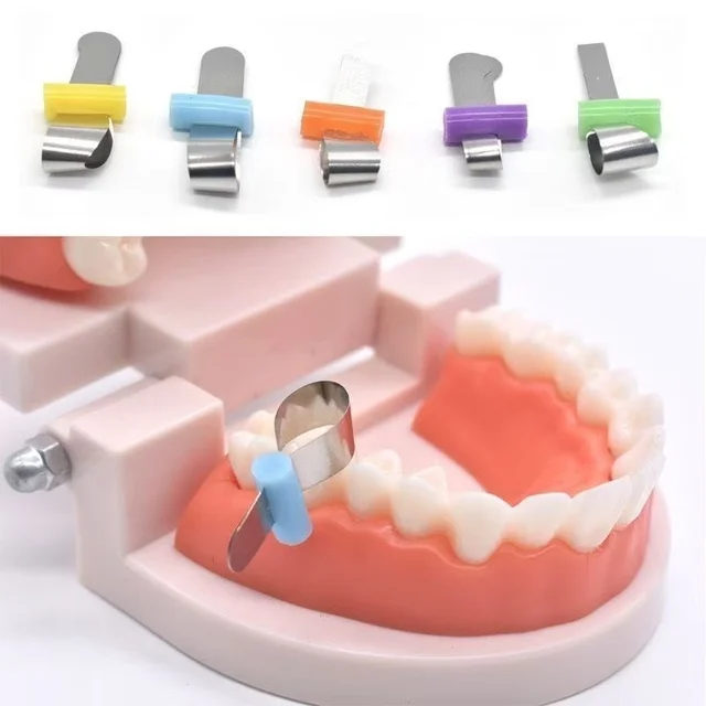 Dental materials positioning forming sheet stainless steel shaped filling rod-type beanbag adult children oral