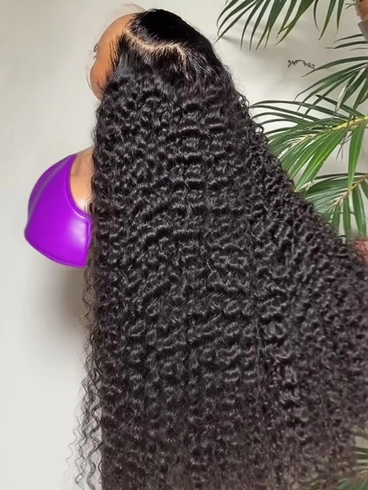 Deep Water Wave Wigs 13x4 HD Transparent Lace Front Human Hair Wigs 13x6 Lace Frontal Wig 300% Glueless Human Hair Curly Wigs 1