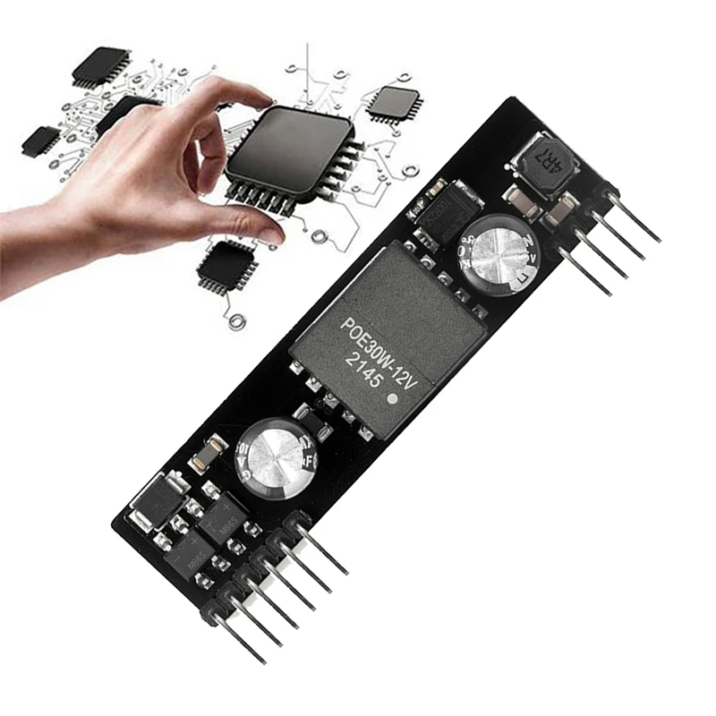 PM1202 POE Module 12V 2A Pin Embedded Isolated Supports 100M 1000M POE Module