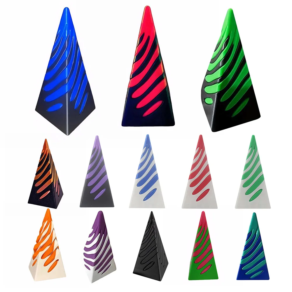 3D Printed Fidget Toys Spiral Cone Toy Decompression Kids Fidget Toys Impossible Pyramid Passthrough Sculpture Desk Toy Fidget Toy Sensory Fidget Toy Anti Stress Toy