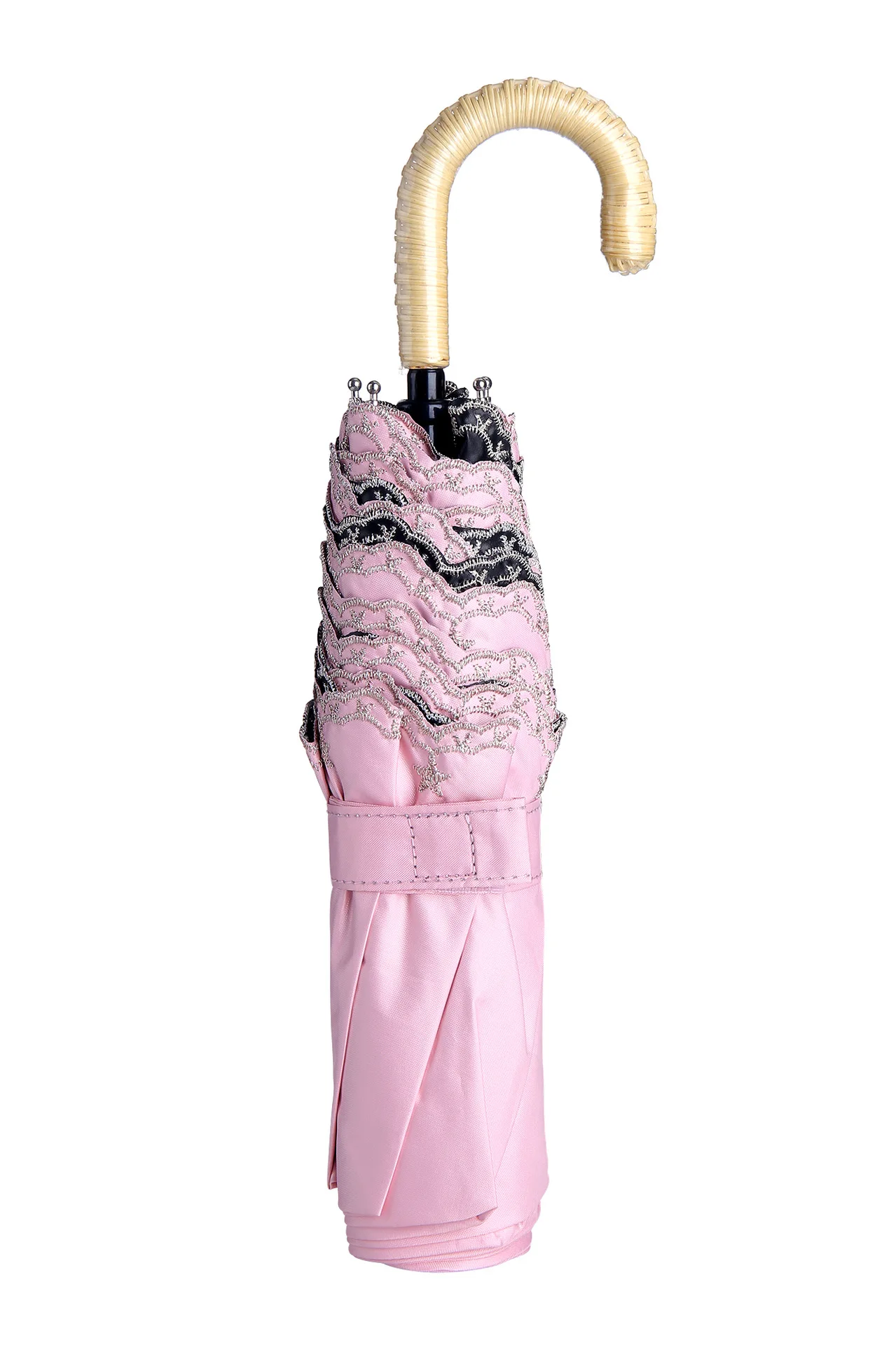 Windproof Manual Ultra Light Mini Vinyl Sunblock Cooling Umbrella Sunshine and Rain Umbrella Woman Kids Umbrella