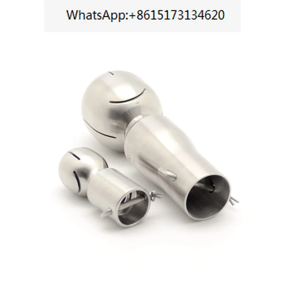 

316L CIP вращающийся быстро устанавливаемый очищающий шарик, санитарный очиститель канистры, контактный зажим из нержавеющей стали