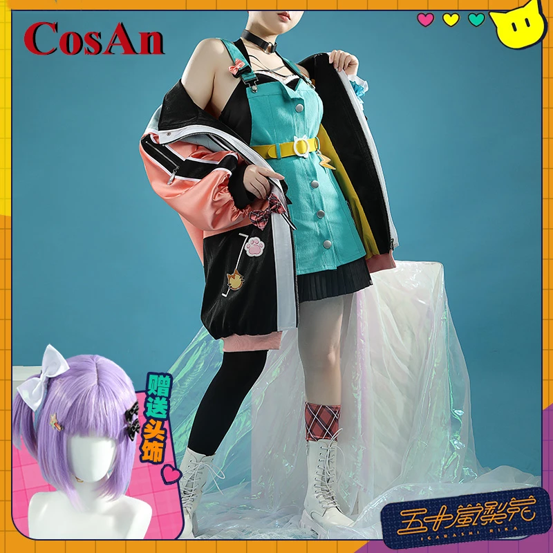 

Косплей Костюм Аниме Vtuber NIJISANJI Igarashi Rika
