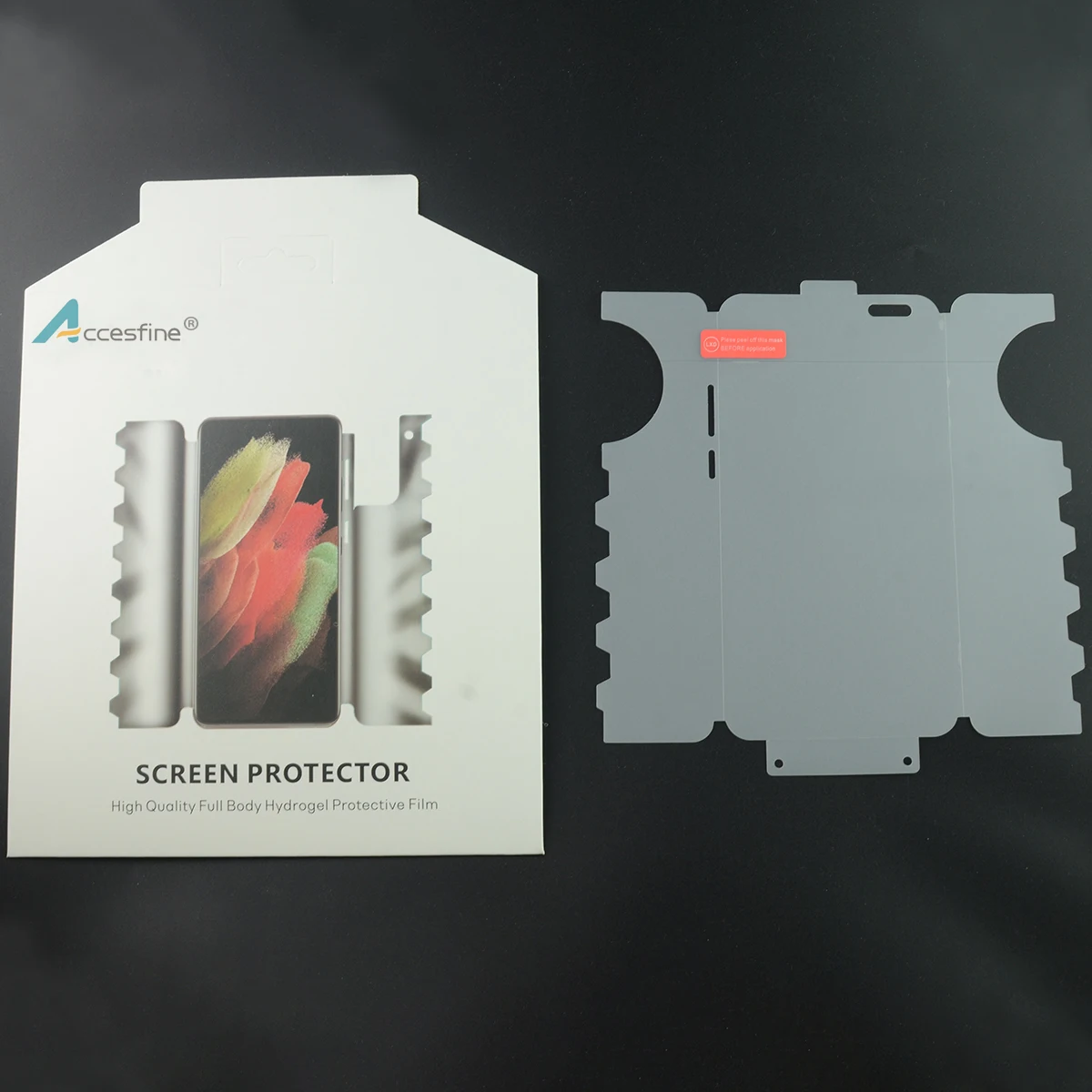 360° Full Body Cover Screen Protector - Soft Matte Hydrogel Protective Film (2-Pack)