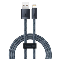 Baseus Premium Fast Charging USB Cable for iPhone - High - Speed Data Transfer Cable (Dark Blue)