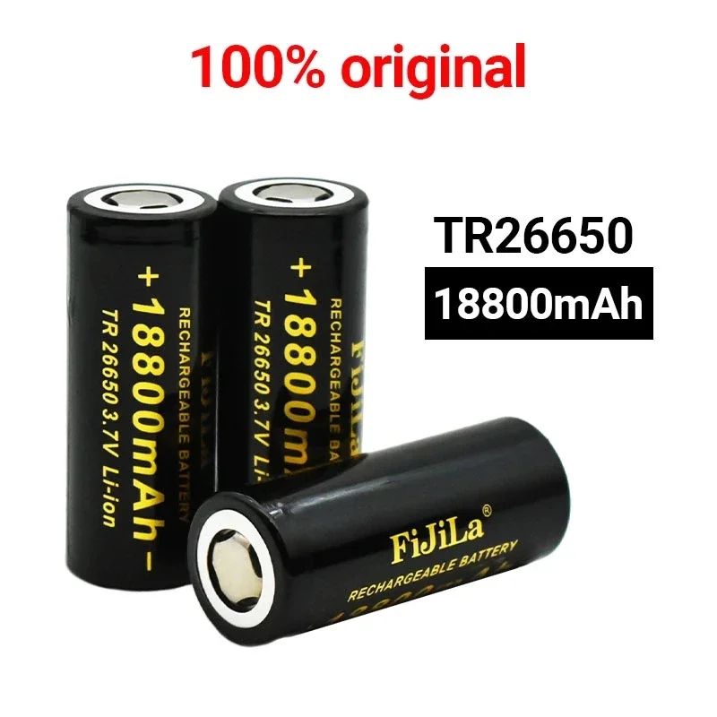 2022 Originale Neue 26650 Batterie 18800Mah 3,7 V 50A Lithium-Ionen Akku Fur Led Taschenlampe + Ladegerasse