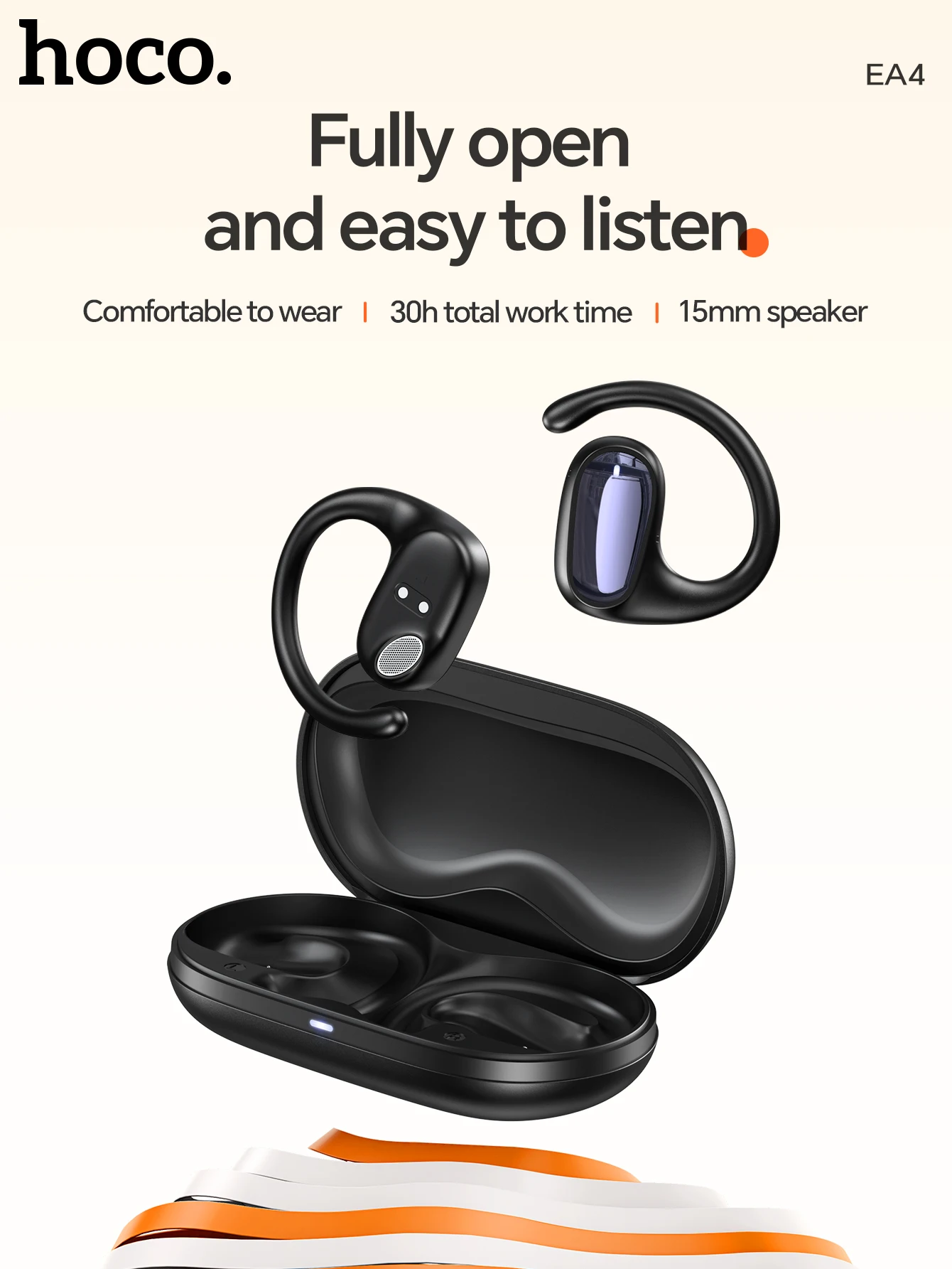 HOCO EA4 Open-Ear True Wireless Earphone description image