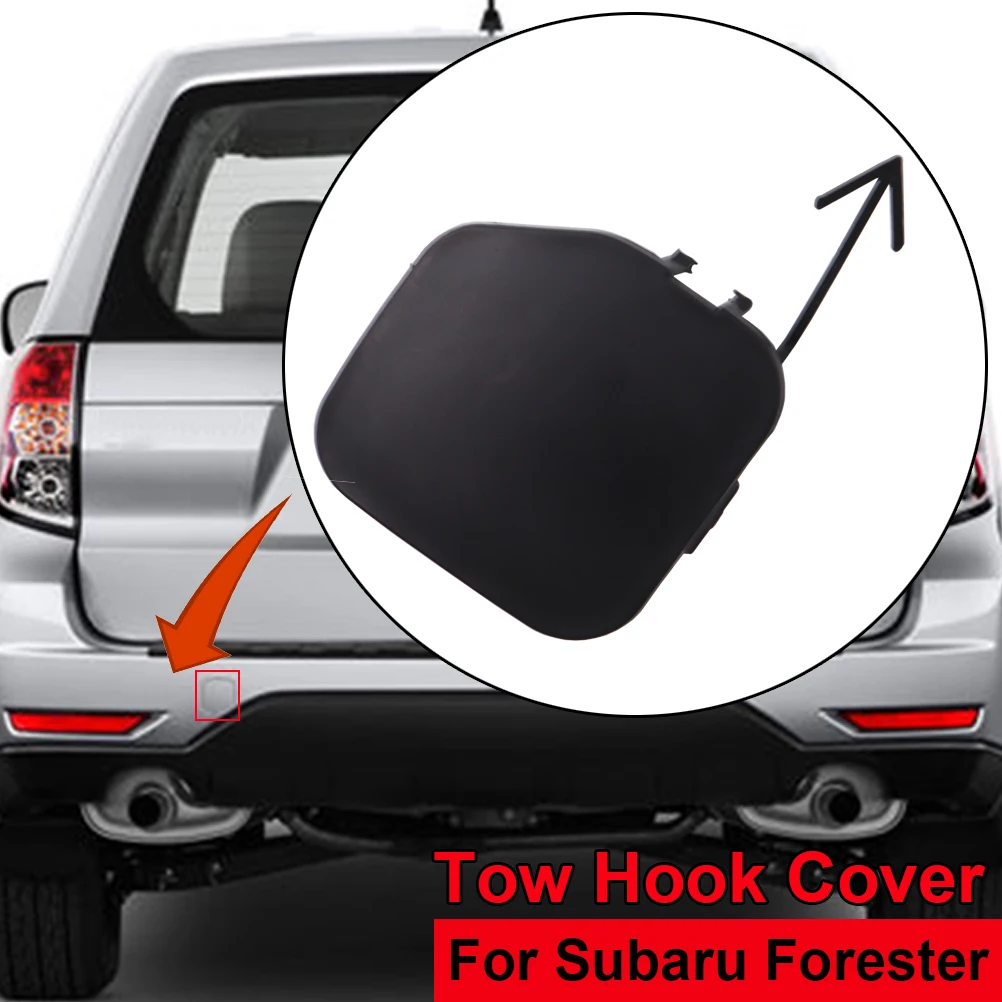 1x Car Rear Bumper Tow Towing Hook Cover Access Cap Protector For