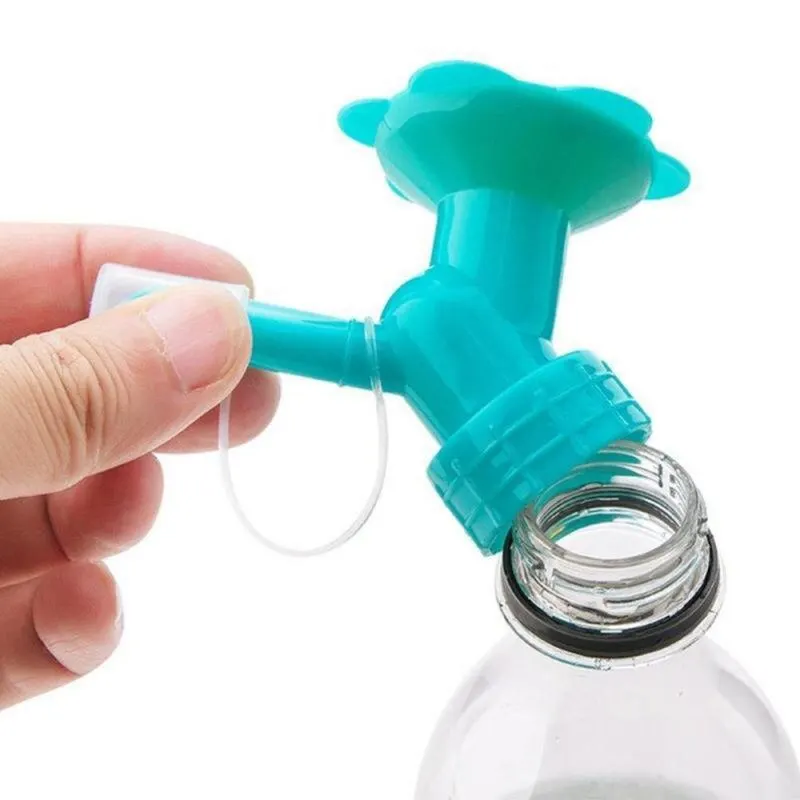 Watering Nozzle 2 In 1 Watering Nozzle Sun Flower Automatic Watering Waterer Gardening Beverage Bottle Succulent Irrigation Tools