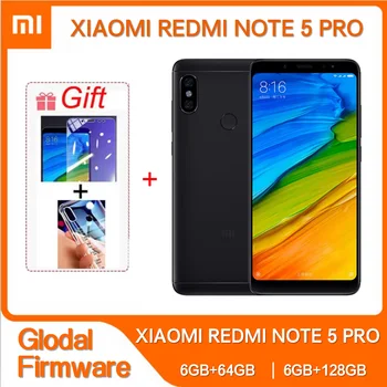 Original Xiaomi Redmi Note 5 PRO Dual SIM 5.99'' CellPhone 6GB 128GB 12MP+5MP+13MP Snapdragon 636 Octa-Core 4G Mobile Phone