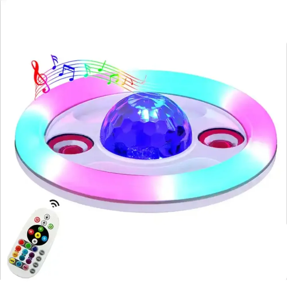 

Высококачественная музыкальная лампочка UFO, 36 Вт, лампочка с Bluetooth-управлением, разноцветная RGB, 86-265 в, умная светодиодная лампочка E27 с изменением цвета