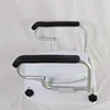 Elder People Fixed hdpe Portable Bidet Armrest Elevated Commode Raised Toilet Seat 3