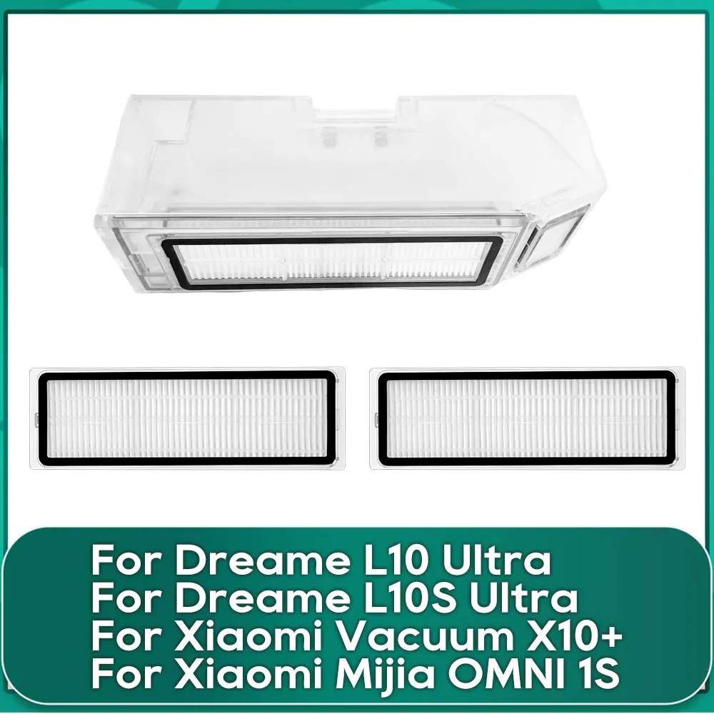 Caixa de pó do Filtro Hepa Acessório de Peça Sobresselente Compatível para Dreame L10 Ultra L10s Ultra Xiaomi X10 Mais Mijia Omni 1s