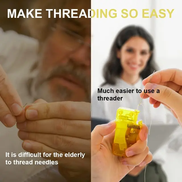 3/2/1Pcs Auto Needle Threader DIY Hand Sewing Threader Hand Machine Device Thread Auto Needle Cross Stitch Household Accessories 6