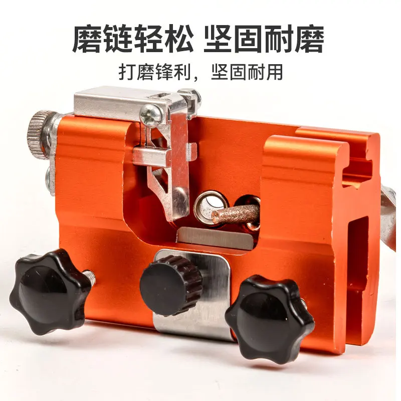 Chainsaw Chain Sharpening Jig,Chainsaw Sharpener Kit, Suitable Chainsaw Grinder Tool for All Kinds of Chain and Electric Saws