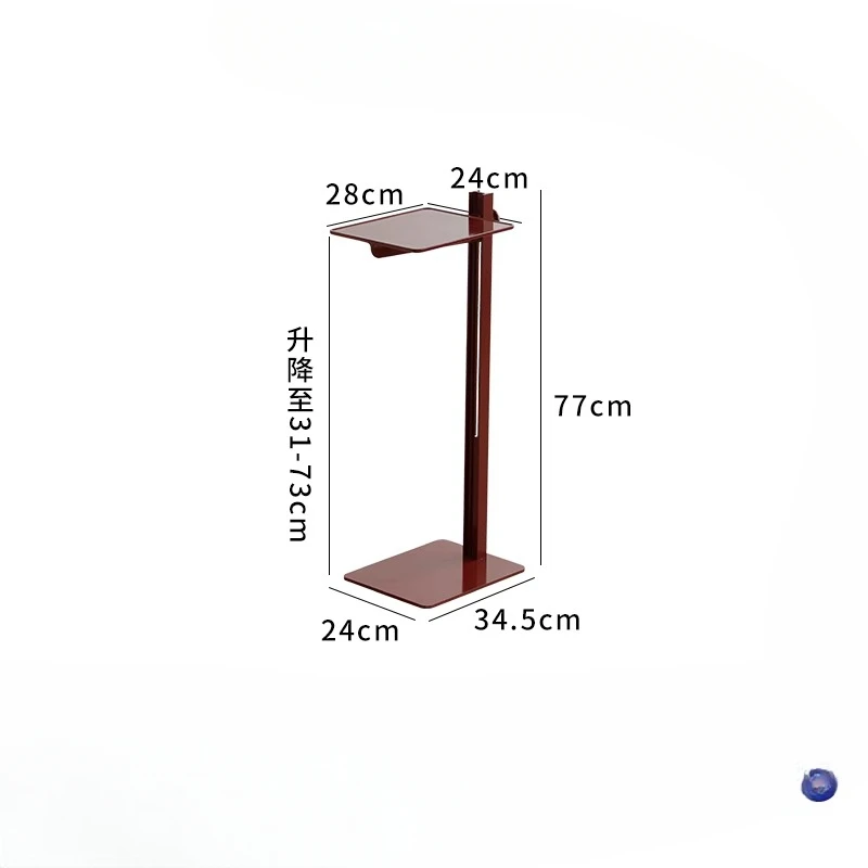 

Tqh Creative Sofa Side Table Home Living Room Adjustable Small Table High-End Light Luxury Corner Table