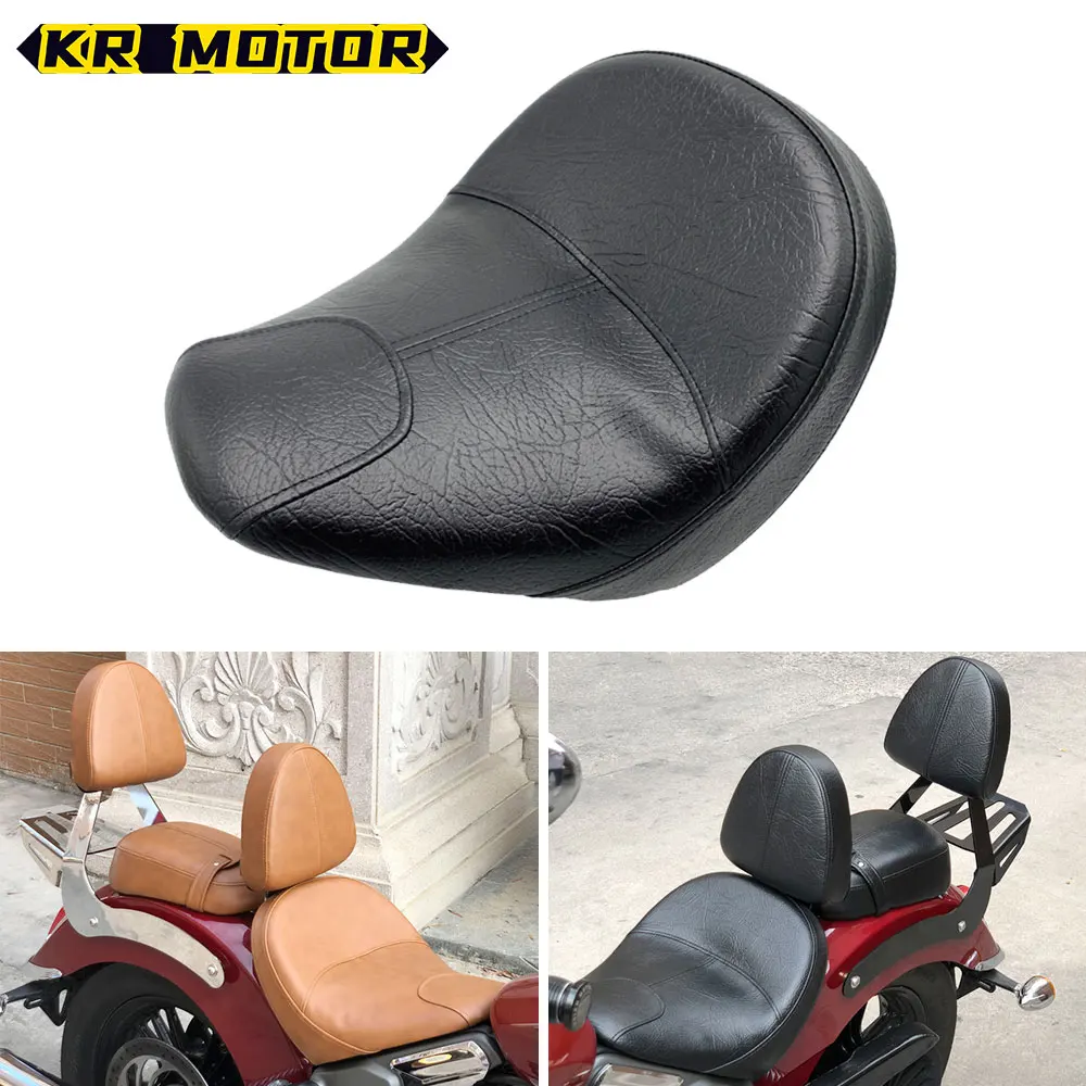 

Motorcycle Driver Seat Cushion Scout Leather Rider Front Solo Pillion Saddle Pad Accessories For Indian Scout Sixty 2015-2023