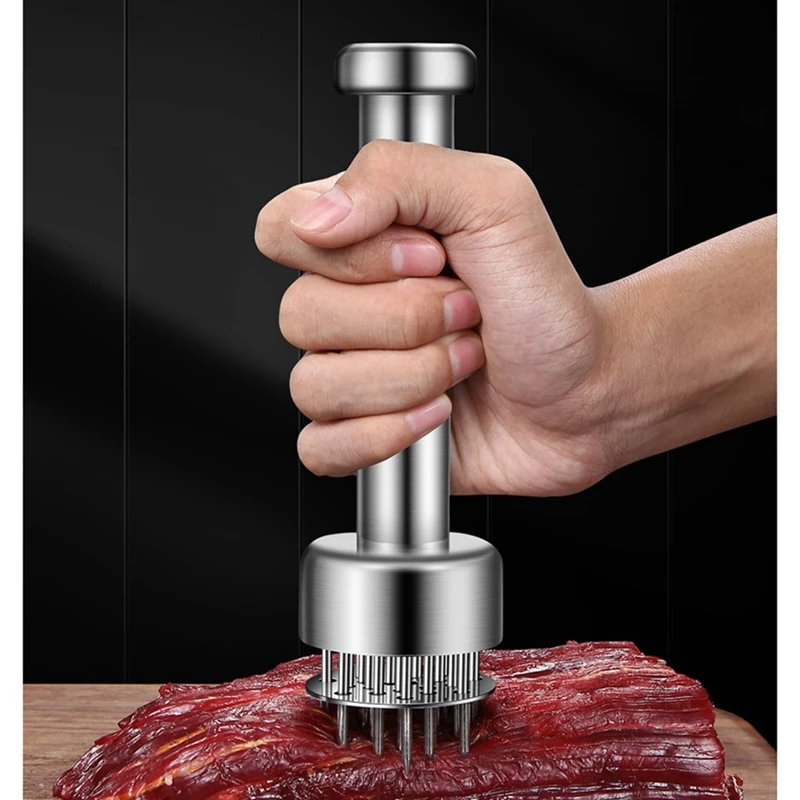 Meat Tenderizer Gadgets With Stainless Steel Needle Prongs Kitchen Cooking Tools