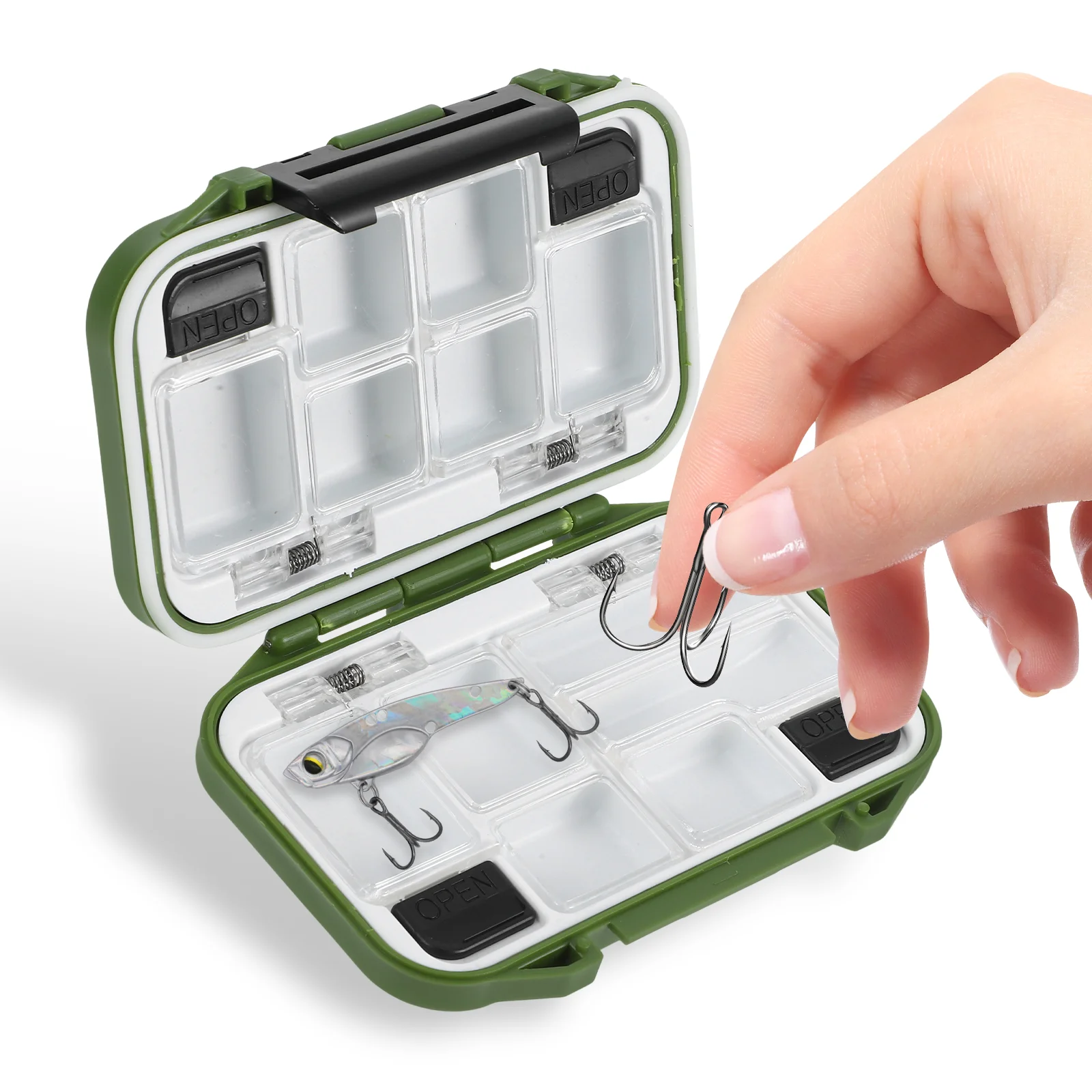 Waterproof Fishing Accessories Storage Container Multifunctional Tackle Case Large Capacity ganizer Fly Fishing Gear Box