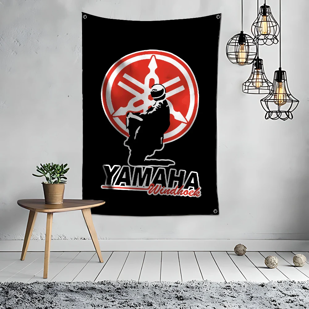 3x5 ft Motorrad Renn flagge Polyester Digital Y-Yamahas Druck banner für Garage oder Outdoor-Dekoration