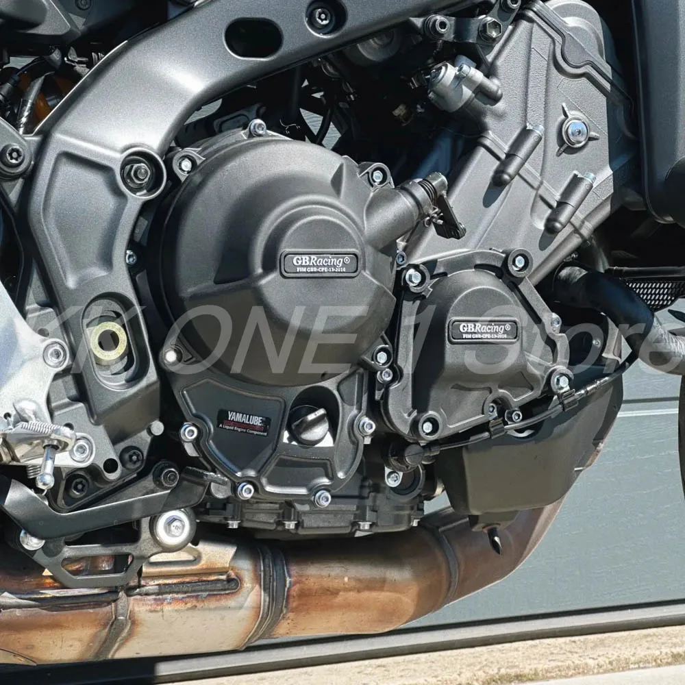Motorcycle Engine Cover Engine Cover Protector Engine Protective Cover for YAMAHA MT09 MT-09 SP FZ-09 SP TRACER & SCRAMBLER 900-XSR900-Tracer 9 GT