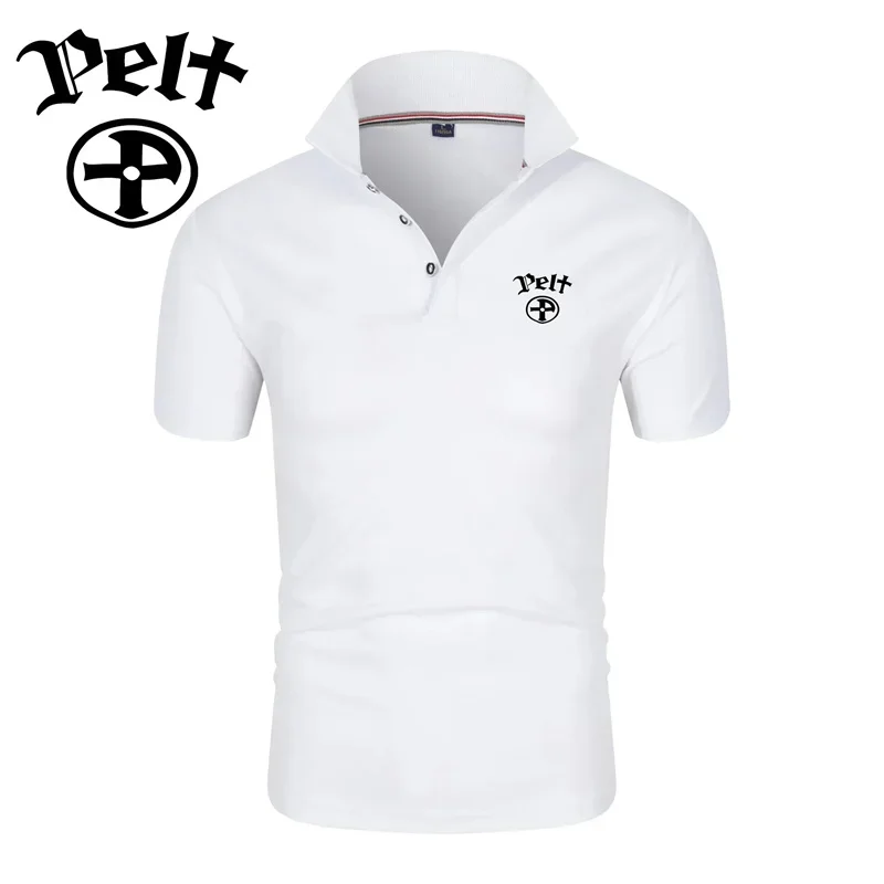 Polo Shirt Men's Golf Polo Short sleeved T-shirt Casual Business Summer