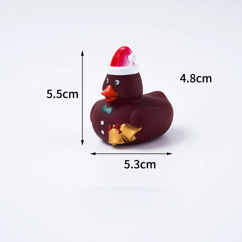 Christmas Gingerbread Man Rubber Duckies Toys Gingerbread Man Theme Party Decor Small Funny Rubber Ducks for Xmas 5