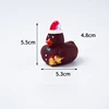Christmas Gingerbread Man Rubber Duckies Toys Gingerbread Man Theme Party Decor Small Funny Rubber Ducks for Xmas 5