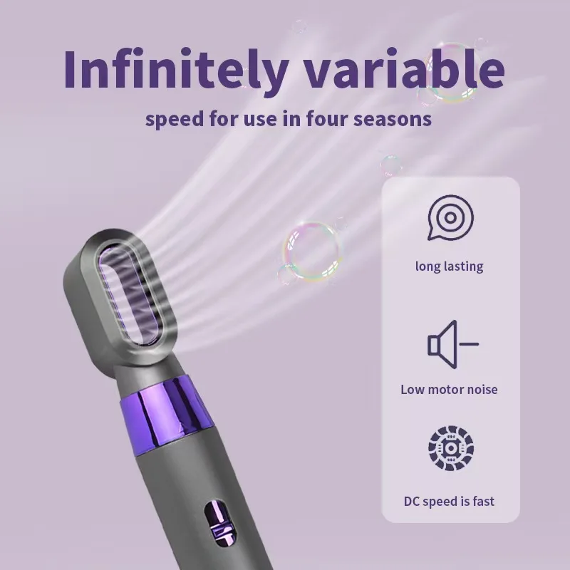 Hair Dryer Hot Comb Set 3 in 1 Mini Hot Air Comb Multi-function Hair Styling Brush Automatic Straightener Curler
