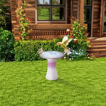 Ceramic Garden Bird Bath 1