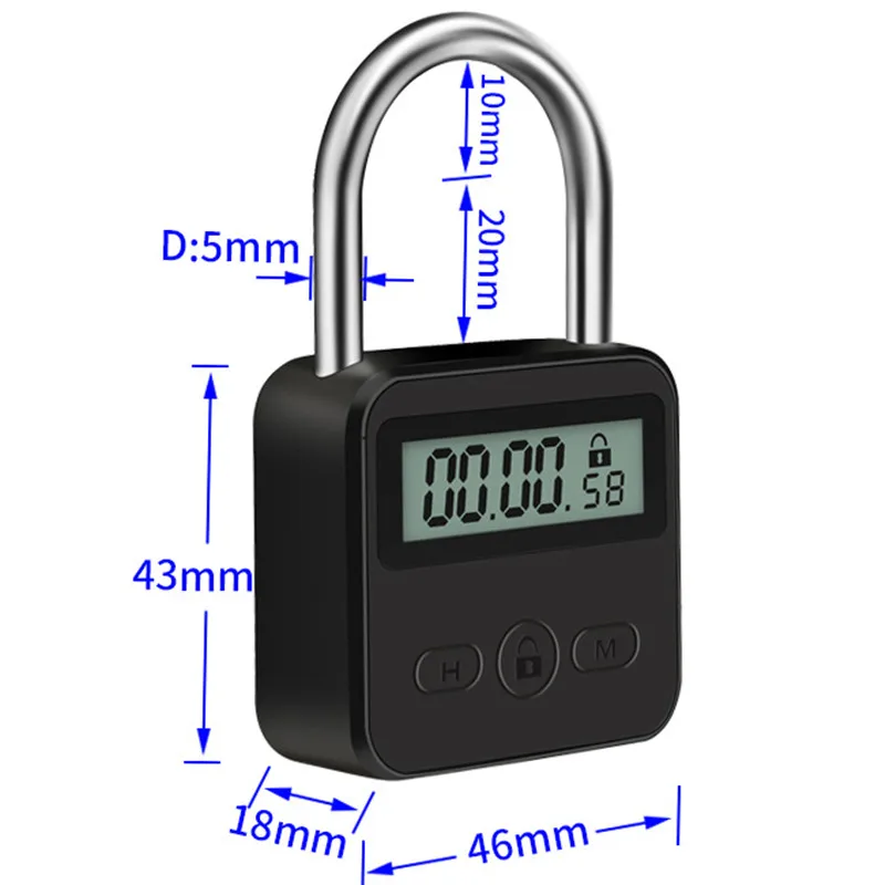 Adult Game Electronic Timer Erotic Bondage Timer Switch Sex Toys Fetish Restraints Digital Time Lock For Couples Accessories
